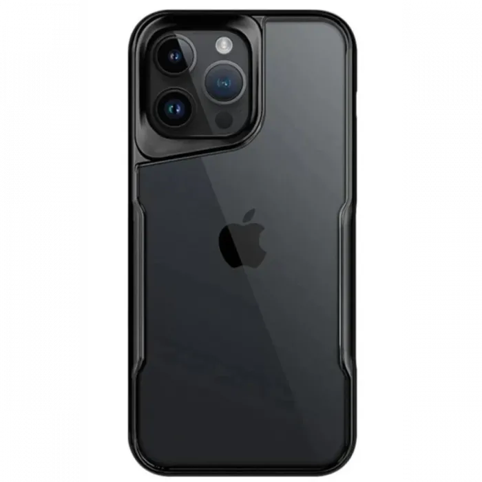 Newface iPhone 15 Pro Max Kılıf Boyi Silikon Kapak - Siyah