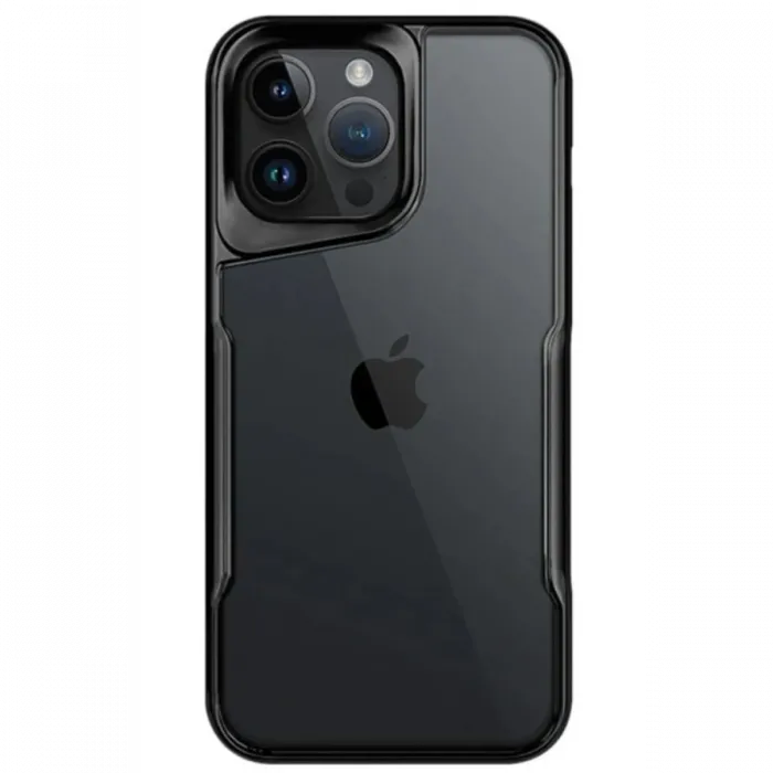 Newface iPhone 15 Pro Max Kılıf Boyi Silikon Kapak - Siyah