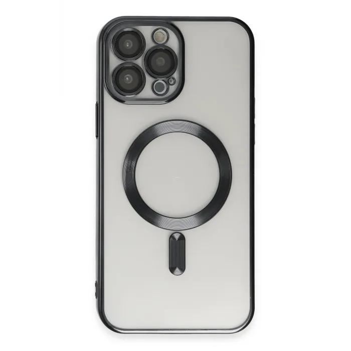 Newface iPhone 15 Pro Max Kılıf Kross Magneticsafe Kapak - Siyah