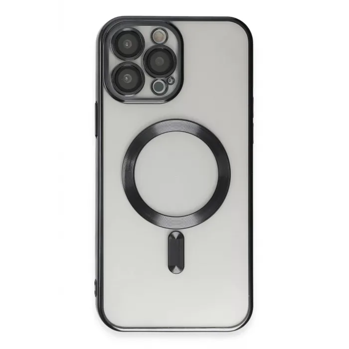 Newface iPhone 15 Pro Max Kılıf Kross Magneticsafe Kapak - Siyah