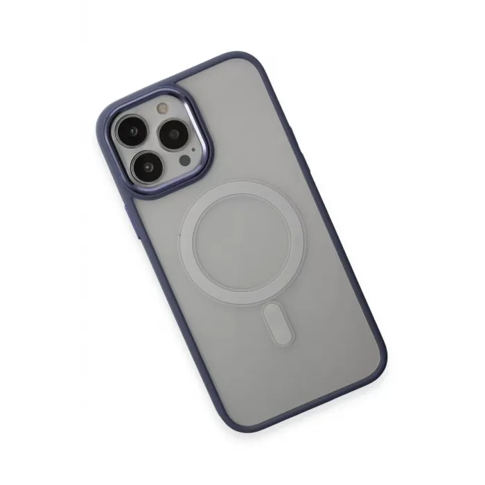 Newface iPhone 15 Pro Max Kılıf Room Magneticsafe Silikon - Sierra Blue