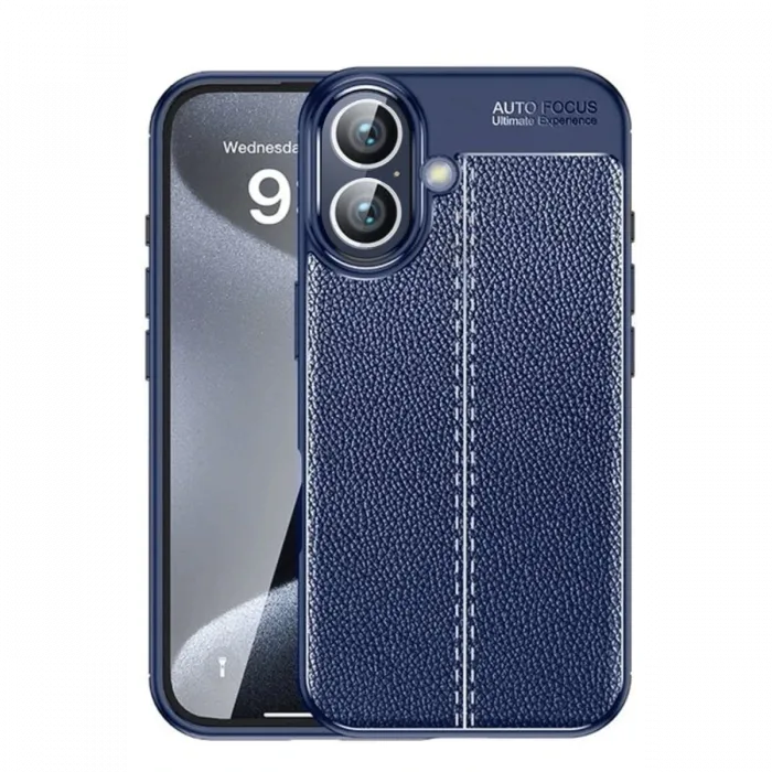 Newface iPhone 16 Plus Kılıf Auto Focus Kapak - Lacivert