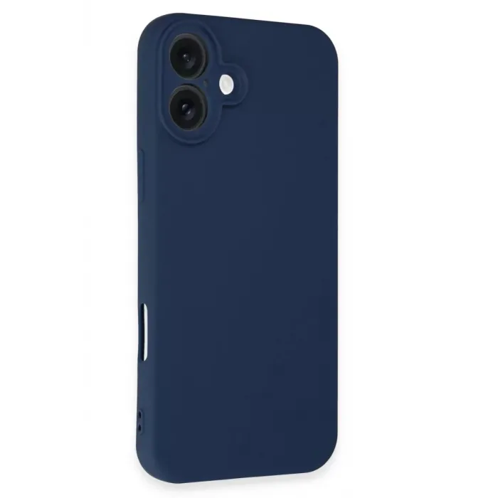 Newface iPhone 16 Plus Kılıf First Silikon - Lacivert