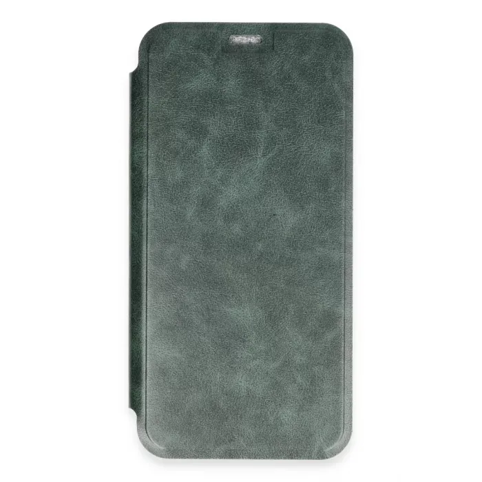 Newface iPhone 16 Plus Kılıf Flip Cover - Koyu Yeşil