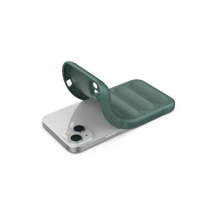 Newface iPhone 16 Plus Kılıf Optimum Silikon - Koyu Yeşil