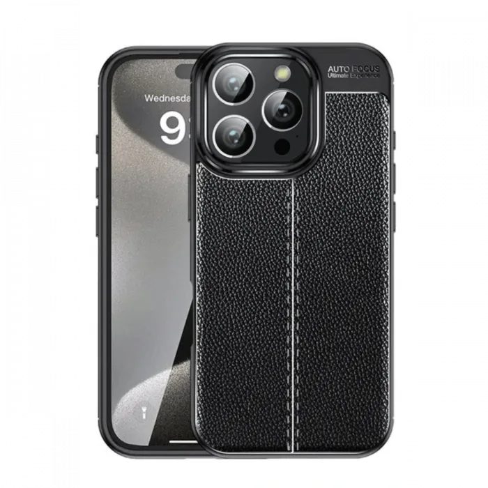 Newface iPhone 16 Pro Kılıf Auto Focus Kapak - Siyah