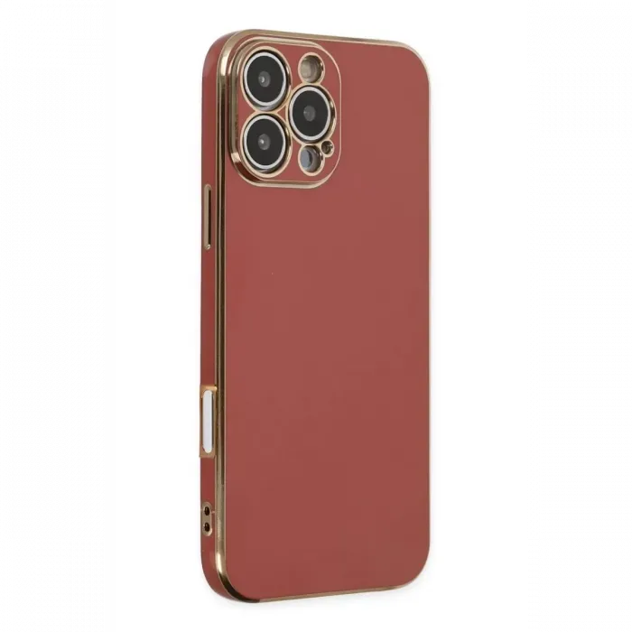 Newface iPhone 16 Pro Kılıf Volet Silikon - Kırmızı