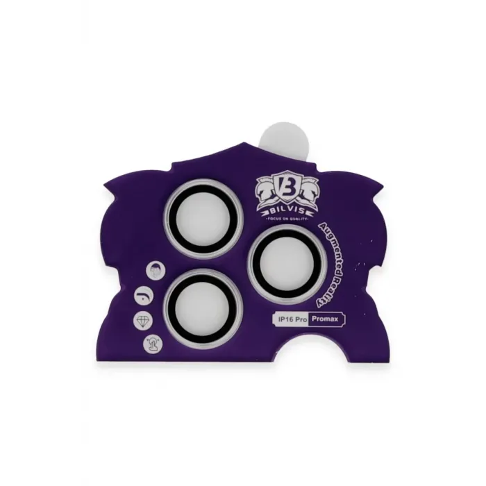 Newface iPhone 16 Pro Max Bilvis Titan Kamera Lens - Gümüş