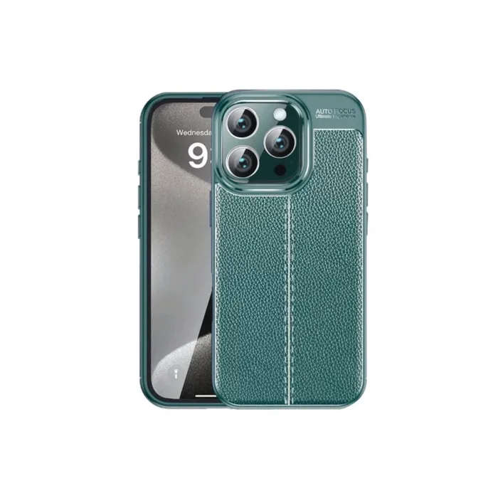 Newface iPhone 16 Pro Max Kılıf Auto Focus Kapak - Koyu Yeşil