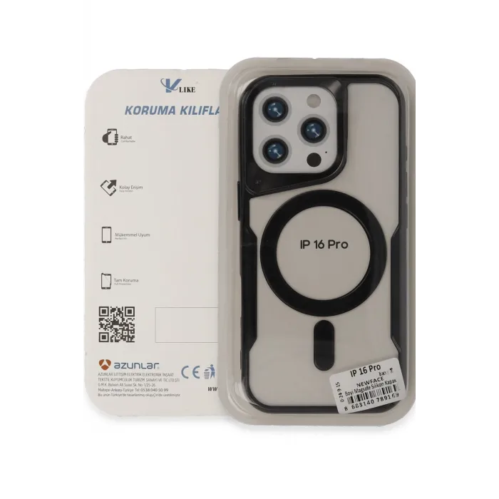 Newface iPhone 16 Pro Max Kılıf Boyi Magsafe Silikon Kapak - Yeşil