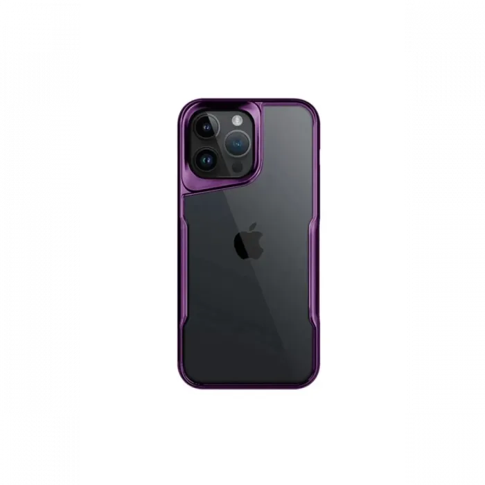 Newface iPhone 16 Pro Max Kılıf Boyi Silikon Kapak - Derin Mor