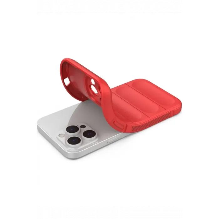 Newface iPhone 16 Pro Max Kılıf Optimum Silikon - Kırmızı
