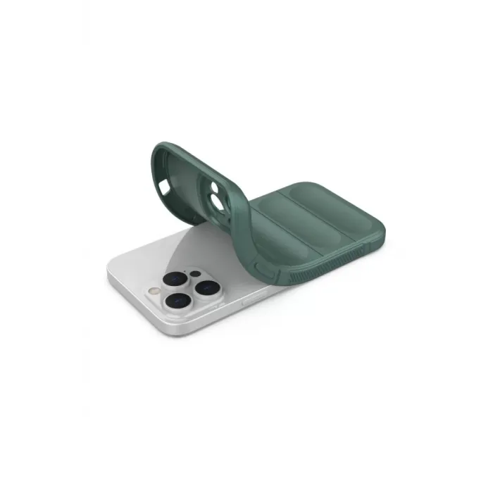 Newface iPhone 16 Pro Max Kılıf Optimum Silikon - Koyu Yeşil