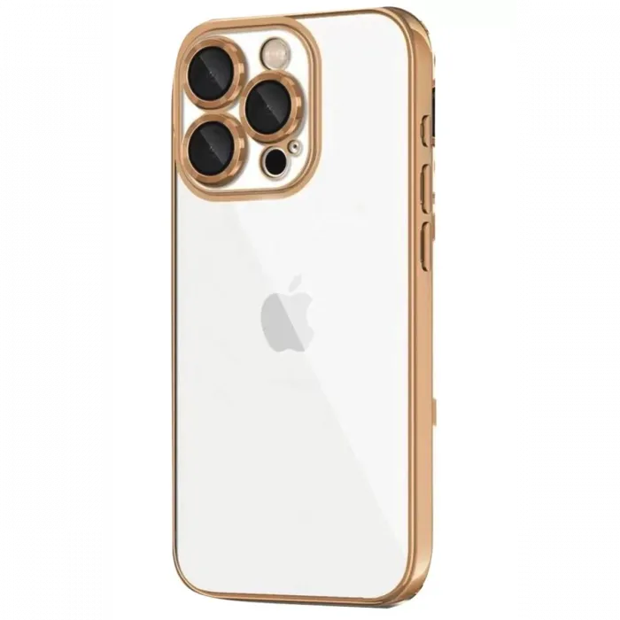 Newface iPhone 16 Pro Max Kılıf Razer Lensli Silikon - Desert