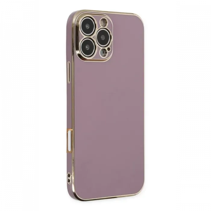 Newface iPhone 16 Pro Max Kılıf Volet Silikon - Mor