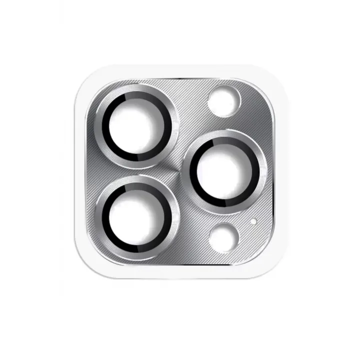 Newface iPhone 16 Pro Max Pers Alüminyum Kamera Lens - Gri