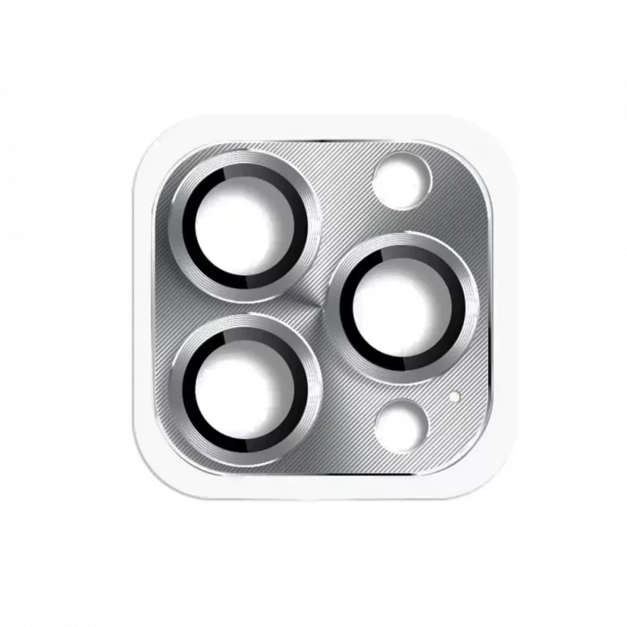 Newface iPhone 16 Pro Max Pers Alüminyum Kamera Lens - Gri
