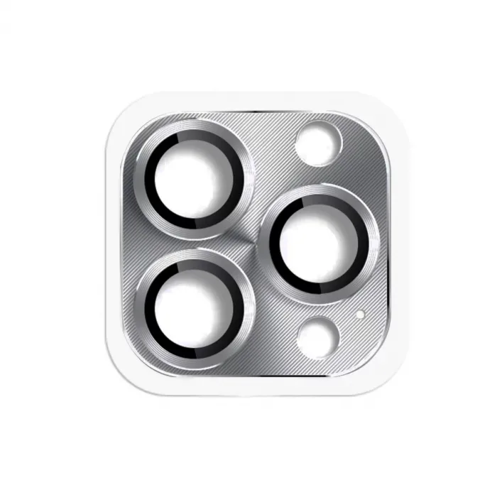 Newface iPhone 16 Pro Max Pers Alüminyum Kamera Lens - Gri