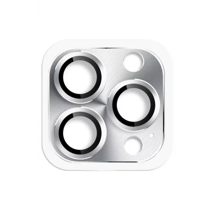 Newface iPhone 16 Pro Max Pers Alüminyum Kamera Lens - Gümüş