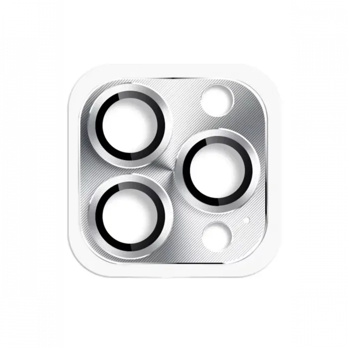Newface iPhone 16 Pro Max Pers Alüminyum Kamera Lens - Gümüş