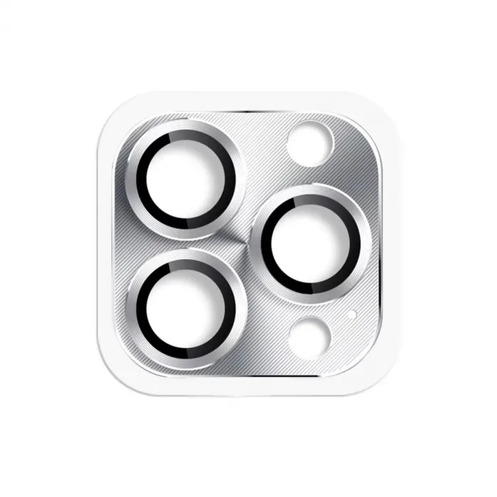 Newface iPhone 16 Pro Max Pers Alüminyum Kamera Lens - Gümüş