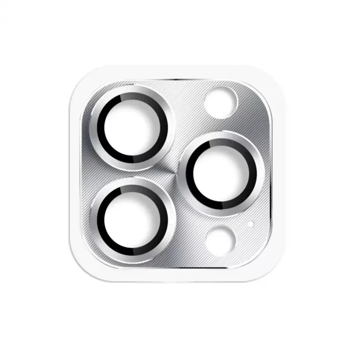 Newface iPhone 16 Pro Max Pers Alüminyum Kamera Lens - Gümüş