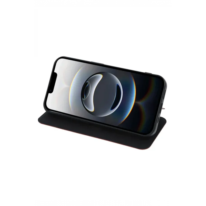 Newface iPhone 16E Kılıf Flip Cover - Siyah