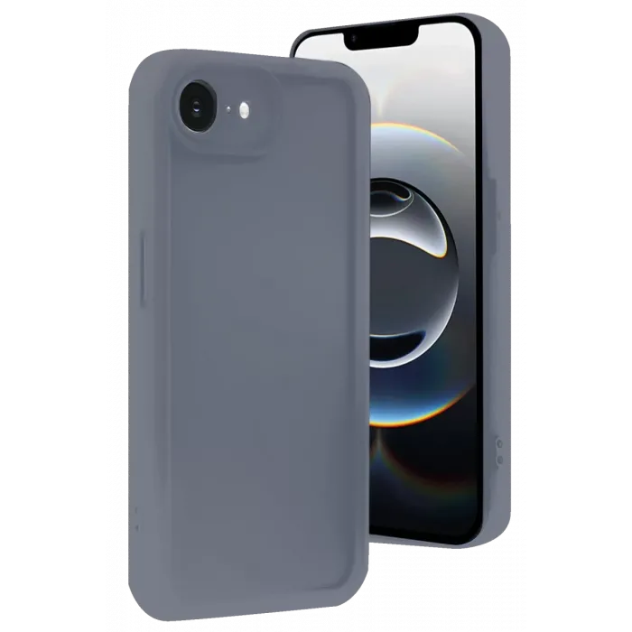 Newface iPhone 16E Kılıf Viera Silikon - Gri