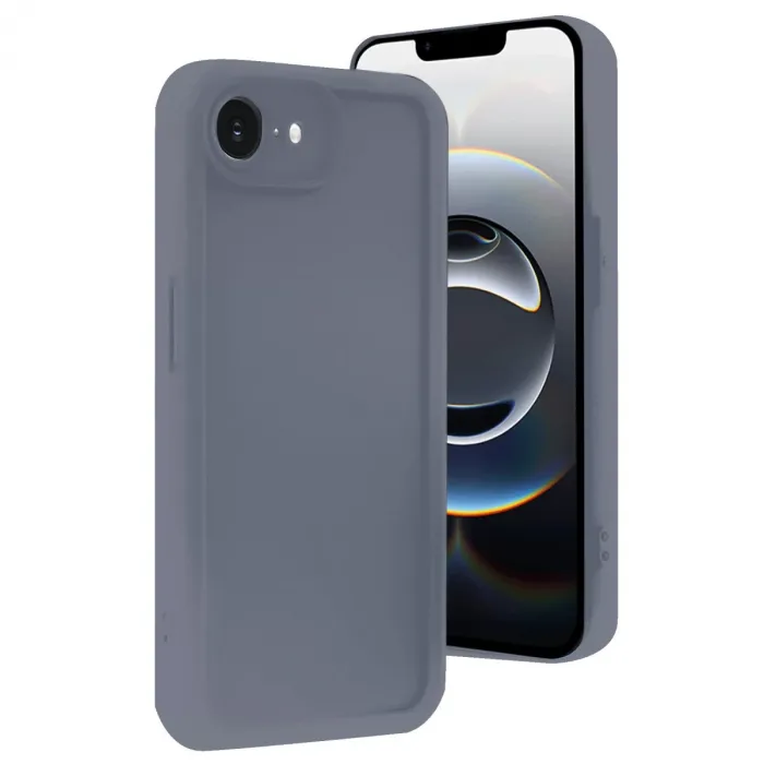 Newface iPhone 16E Kılıf Viera Silikon - Gri