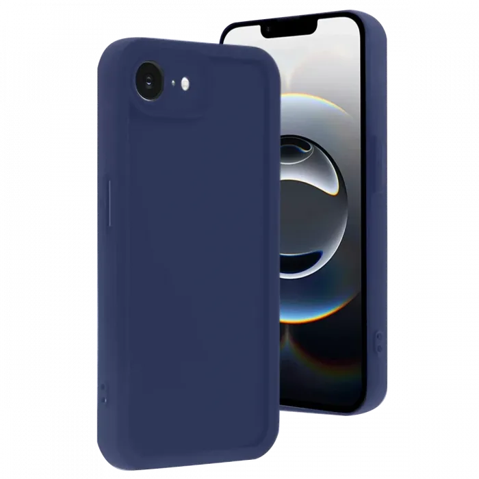 Newface iPhone 16E Kılıf Viera Silikon - Lacivert