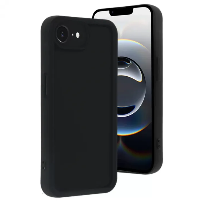 Newface iPhone 16E Kılıf Viera Silikon - Siyah