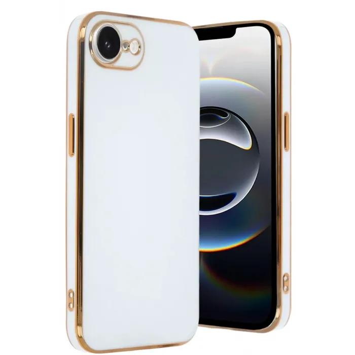 Newface iPhone 16E Kılıf Volet Silikon - Beyaz