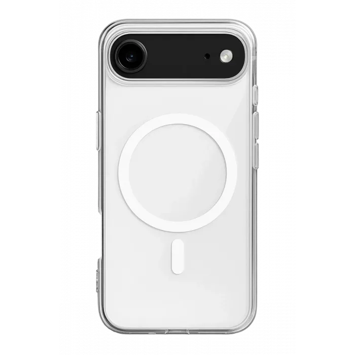 Newface iPhone 17 Air Kılıf Magneticsafe Şeffaf Silikon - Şeffaf