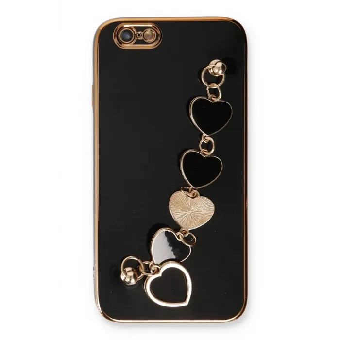 Newface iPhone 6 Kılıf Esila Silikon - Siyah