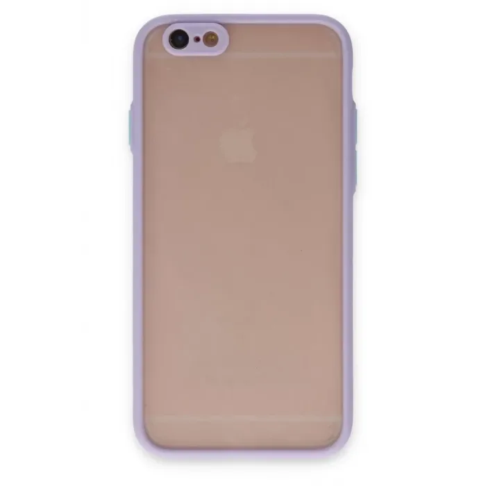 Newface iPhone 6 Kılıf Montreal Silikon Kapak - Mor