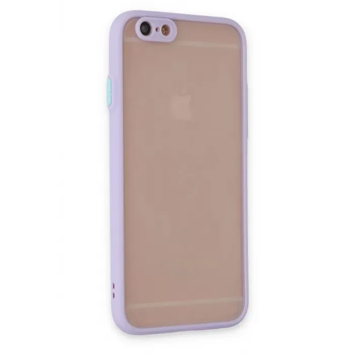 Newface iPhone 6 Kılıf Montreal Silikon Kapak - Mor