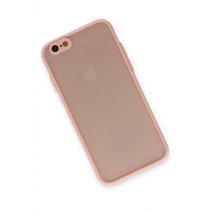 Newface iPhone 6 Kılıf Montreal Silikon Kapak - Pembe