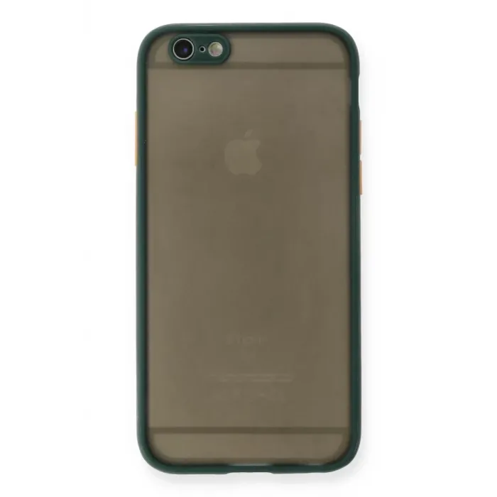 Newface iPhone 6 Kılıf Montreal Silikon Kapak - Yeşil