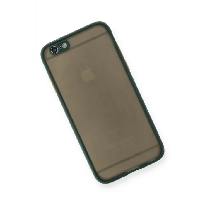 Newface iPhone 6 Kılıf Montreal Silikon Kapak - Yeşil