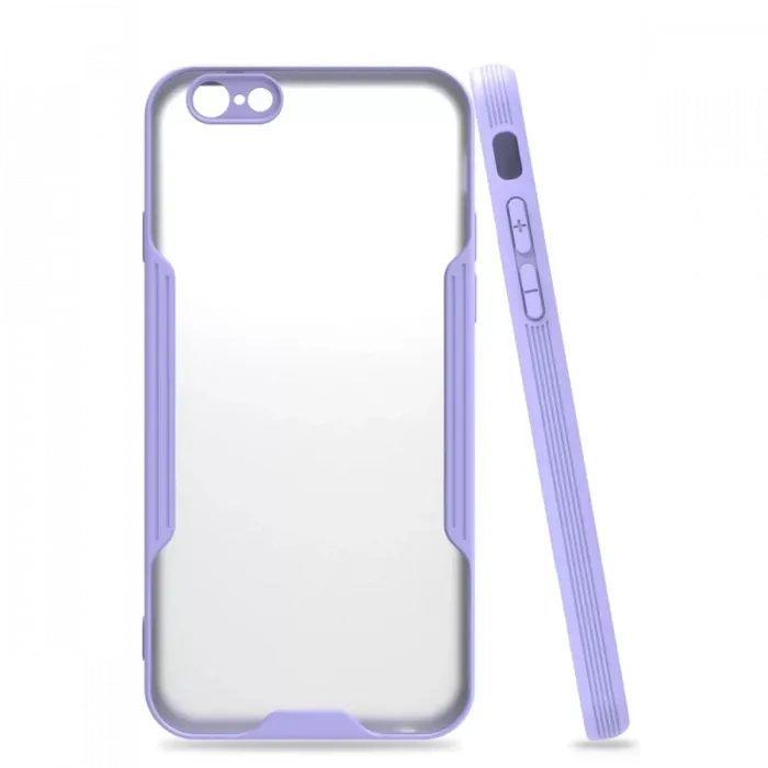 Newface iPhone 6 Kılıf Platin Silikon - Lila