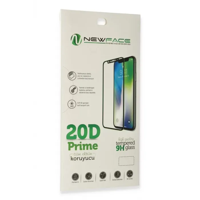 Newface iPhone 6 Plus 20D Premium Cam Ekran Koruyucu - Siyah