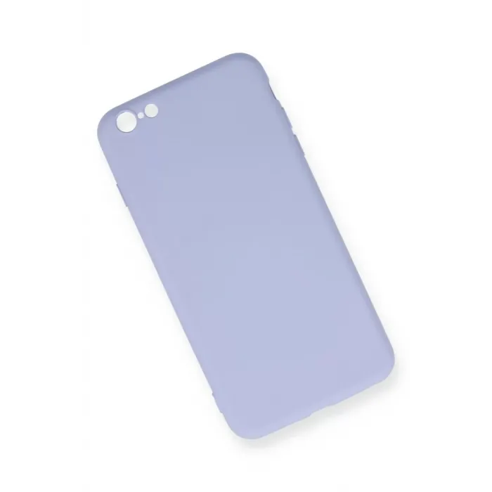 Newface iPhone 6 Plus Kılıf Nano içi Kadife Silikon - Lila