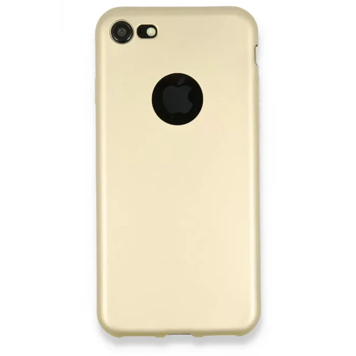 Newface iPhone 7 Kılıf First Silikon - Gold