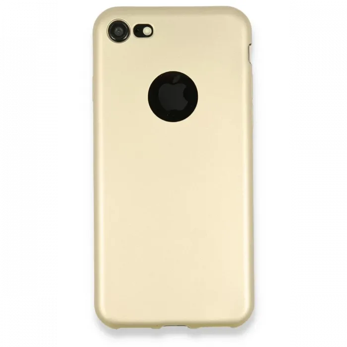Newface iPhone 7 Kılıf First Silikon - Gold
