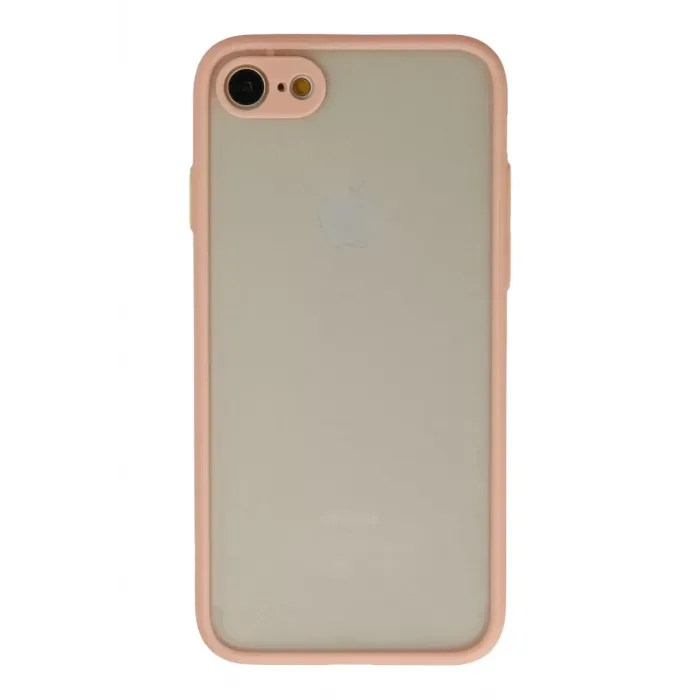 Newface iPhone 7 Kılıf Montreal Silikon Kapak - Pembe