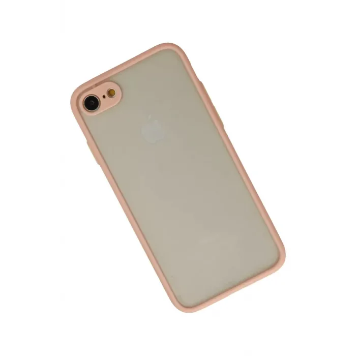 Newface iPhone 7 Kılıf Montreal Silikon Kapak - Pembe