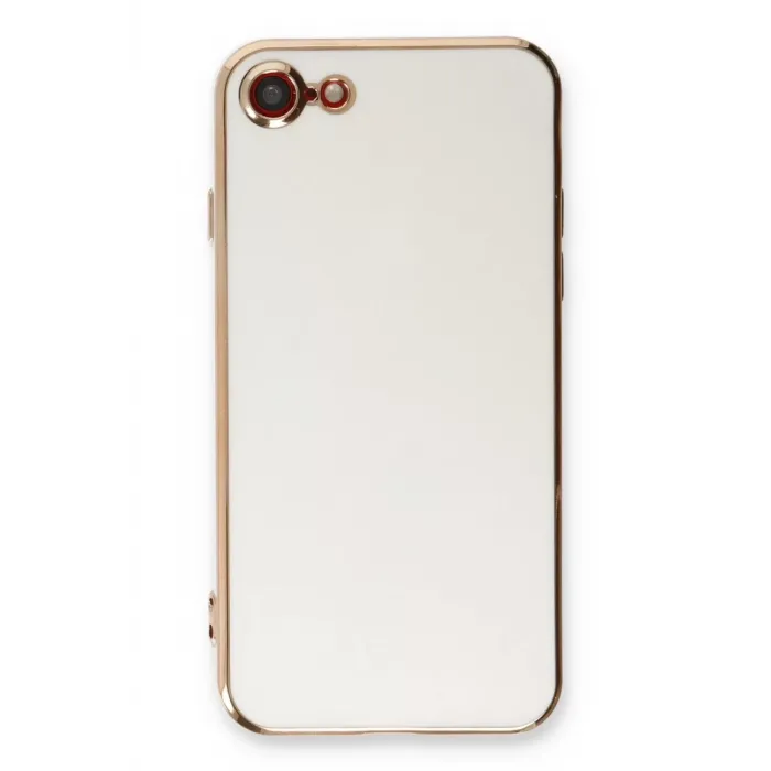 Newface iPhone 7 Kılıf Volet Silikon - Beyaz