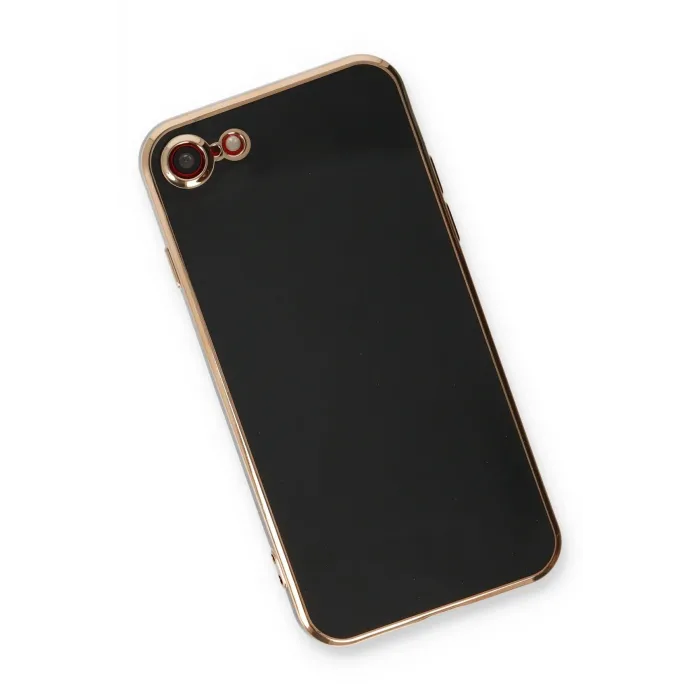 Newface iPhone 7 Kılıf Volet Silikon - Siyah