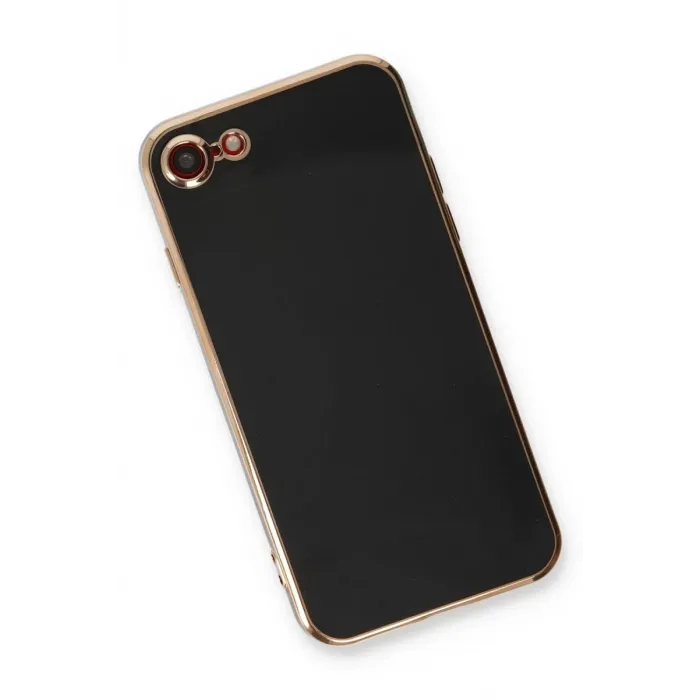 Newface iPhone 7 Kılıf Volet Silikon - Siyah