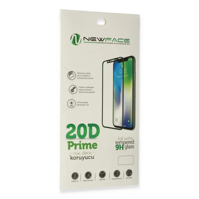 Newface iPhone 7 Plus 20D Premium Cam Ekran Koruyucu - Siyah